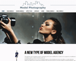 Model Photography webbplats